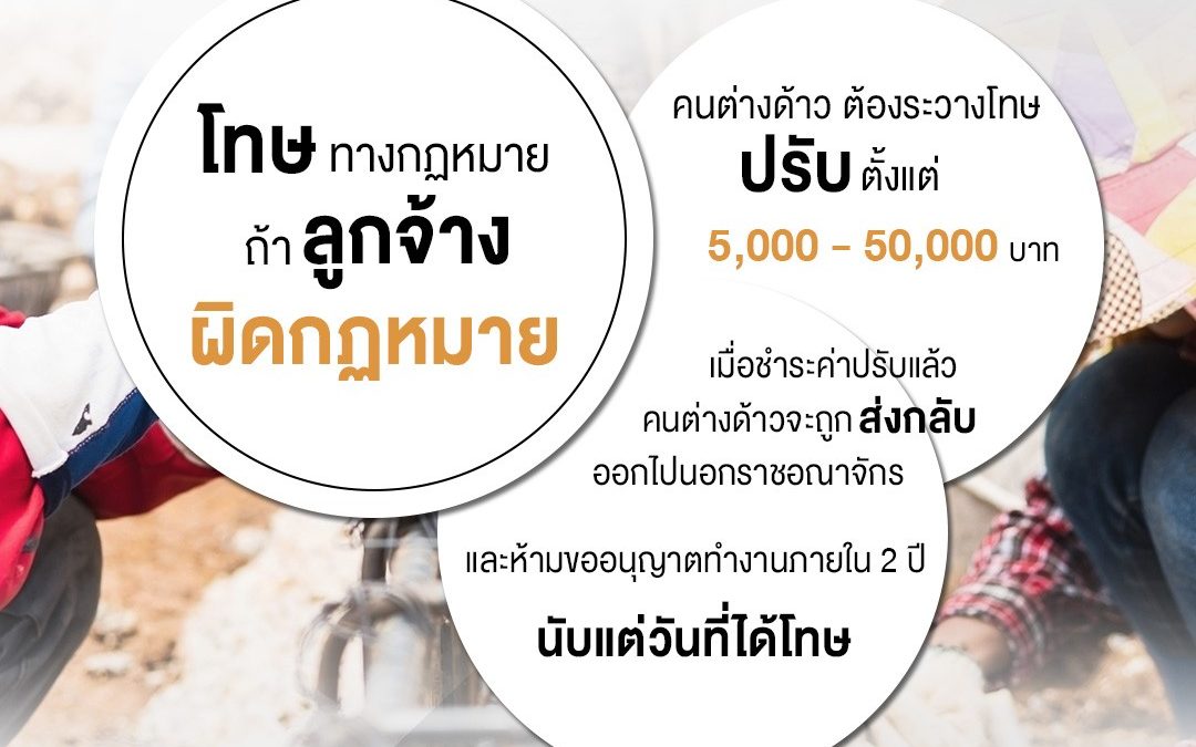 โทษทางกฎหมายแรงงาน ถ้าลูกจ้างผิดกฎหมาย